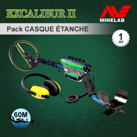 Minelab Excalibur 2 + Pack Casque Étanche