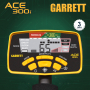 Afin de ne pas être pris au dépourvu, le Garrett Ace 300i affiche en continu l'état de la batterie sur l'écran LCD.