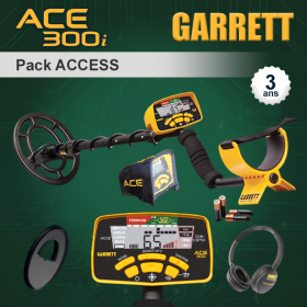 Afin de s'adapter aux différentes conditions du sol, le Garrett Ace 300i est doté d'un équilibrage au sol automatique.