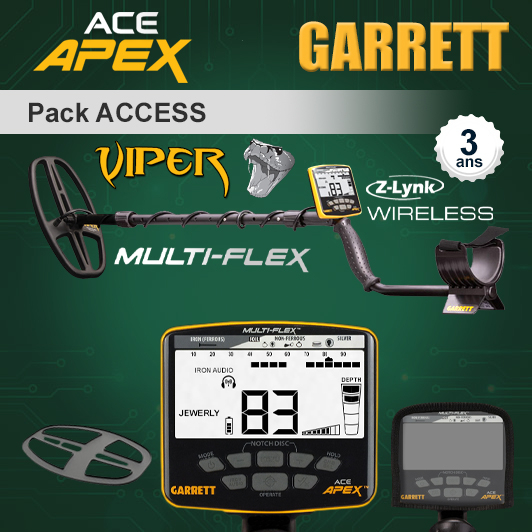 Garrett Ace Apex Viper + Pack Access