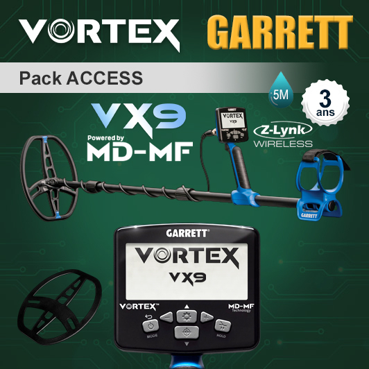 Garrett Vortex VX9 + Pack Access